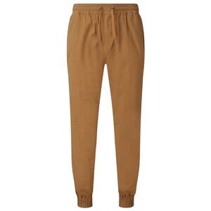Asquith & Fox Mens Twill Jogging Bottoms / Camel